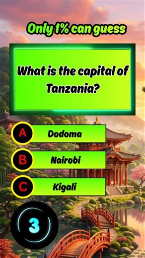 5 Countries 5 Capitals 🌍 Can You Guess Them