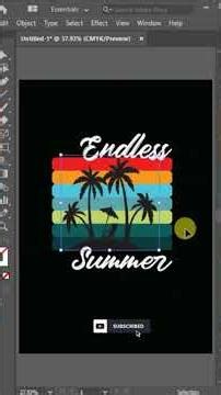 Make Professional T-Shirt Typography Using Illustrator (Easy Method) #viral #trending #shortsfeed