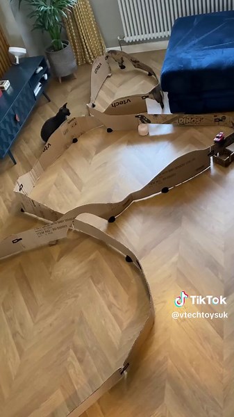 Crazy fun to build and play! Take a sneaky peek at the new Car-Board Racers set from VTech! Available in the shops from late July #carboardracers #vtechtoysuk #vtechtoys #kidstoys #kidstok