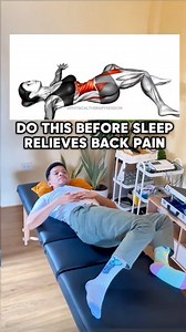 750K views · 6K reactions | Just one minute before you sleep can make a big difference! ✨ This simple bedtime exercise helps release tension, relax tight back muscles, and ease pain so you can wake up feeling refreshed and pain-free. Try it tonight — your back will thank you! ‍♂️ #fblifestyle #BackPainRelief #PhysicalTherapyTips #physicaltherapysession | Physical Therapy Session | Facebook
