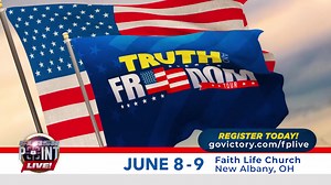 The FlashPoint LIVE Truth and Freedom Tour continues in New Albany, OH, June 8-9, for a two-day event! In addition to being full of hard-hitting news and commentary—always in the spirit of faith—we'll include practical equipping and inspiration…the tools you need to create change right where you live. Join FlashPoint LIVE and in-person with Host Gene Bailey and FlashPoint regulars Pastor Hank Kunneman and Lance Wallnau, and special guests Rick Green, Kenneth Copeland, Gary & Drenda Keesse, and m