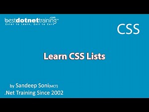 Mind Luster - Learn CSS Tutorial for Beginners | How to create List and Tables in CSS