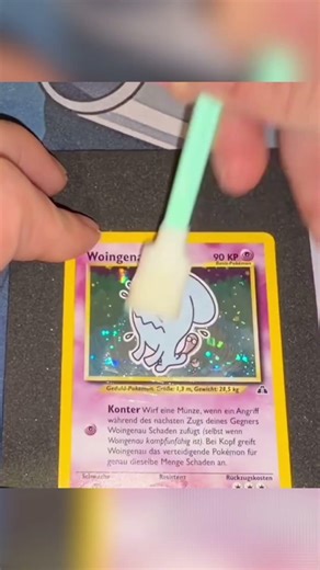 Pokémon Karten Kratzer entfernen!