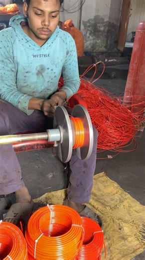 Cooper Wire making #machine #skills #craft