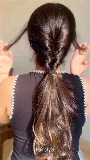 Quick and easy Hairstyle #hairstyle #hairstyletutorial