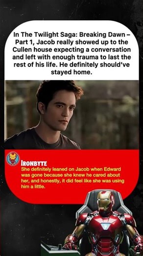 In The Twilight Saga: Breaking Dawn -Part 1, Jacob really showed up to theCullen house
