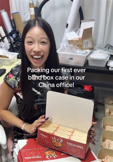 MALA TREASURES BLIND BOX CASE🌶️🍜🔥 We're going LIVE from China 7.30pm SGT, 18 October 2026 (TODAY)!!🤩 See you guys! #blindbox #packing #smallbusiness #jewelrybrand #crystaljewelry