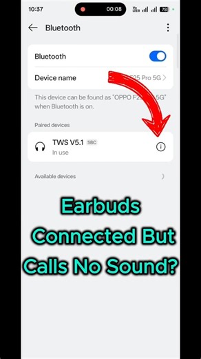 How to Fix Earbuds Connected But Calls No Sound on Android 🎧