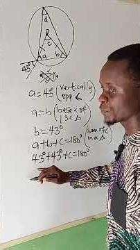 explaining circle geometry 4 #circlegeometry #geometry #maths #circletheorem #viralreels