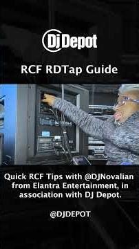 RCF RDTap Setup on 9000 Series Subs (Quick Guide) with ‪@DJDepotCanada‬ #rcfaudio