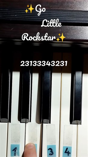 How to play Go Little Rockstar on piano: Easy tutorial for beginners