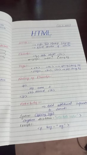 HTML, CSS, and JavaScript Notes for Developers