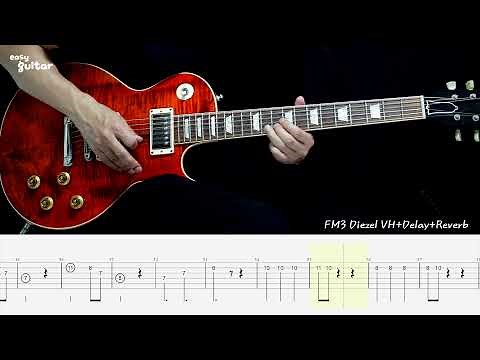 Pirates of the Caribbean - He's a Pirate Metal Guitar Lesson With Tab(Slow Tempo)