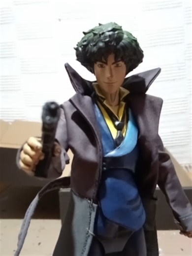 Spike Spiegel Custom 🔫✨ Agradecimientos para: @ST Ba'axal ✨😄 #batallajuguetes #tiktokerjuguetes #peleasepicasdeuri #penalesmundiales #uricollections