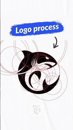 Create logo using geometric shapes using illustrator #howtodesignlogo #illustratortips