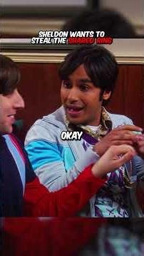 Sheldon wants to steal the shared ring 💍
