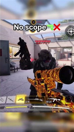 Sniper no-Scope🔫❌ | CODM #shorts #callofduty #cod #codm