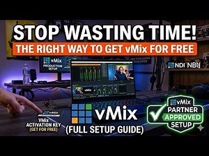 vMix tutorial: HOW TO DOWNLOAD VMIX FOR FREE (Complete Guide For Beginners)