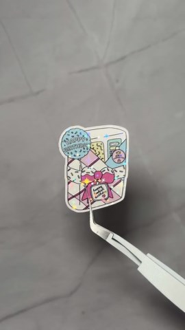 Holographic Birthday Sticker, Book Lover Decal, Main Character Gift - Etsy