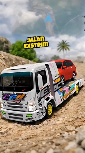 truck towing Lost control 😱 #truck