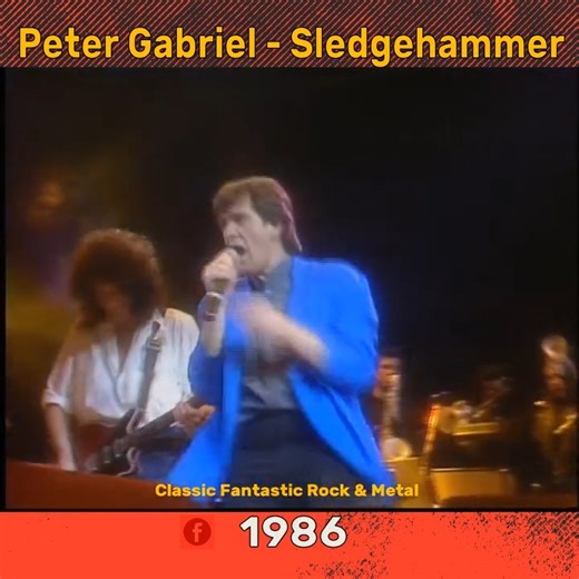 160K views · 5.8K reactions | Peter Gabriel - Sledgehammer | Classic Fantastic Rock and Metal | Facebook