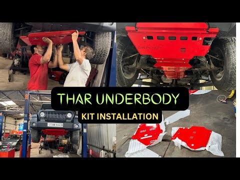 Thar Underbody Protection Kit Installed