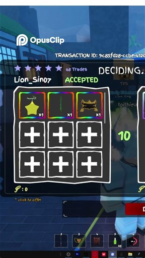 Mythical Fruit Trade! #roblox #pika #gpo