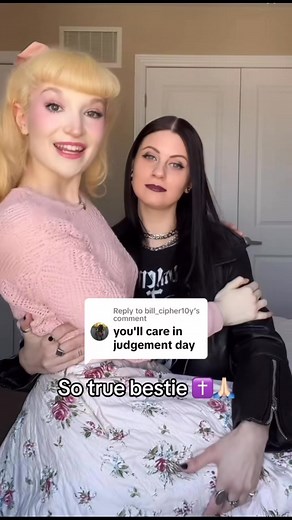 52K views · 1.5K reactions | Does it look like we care? ✝️ . . . #lesbian #wlw #lesbiancouple #christian #christiangirls #atheist #judgementday #sapphic #agegapromance #jesus #bible #loveislove #god | femmenadia | Facebook