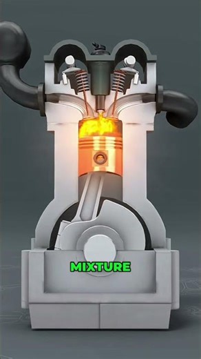 How Car Engine Cylinders Work #carengine #carscience #cartechnology #mechanics #enginework #ytshorts