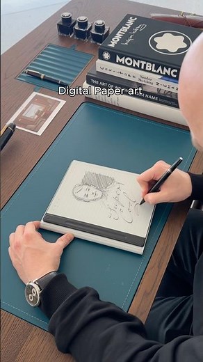 Who said you can’t create art with our new Digital Paper ? 🖋️🖤