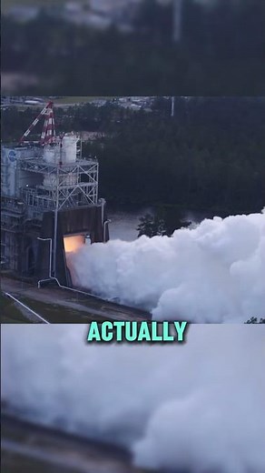NASA Rocket Engine Test Creates Rain Incredible Power of RS25 Engine