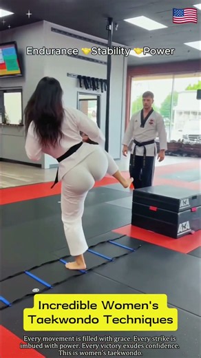 Incredible Women’s Taekwondo Techniques#Taekwondo #GirlPower #MartialArts #CombatSkills #shorts
