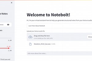 Notebolt: Your AI Co-Pilot for Effortless Lecture Notes