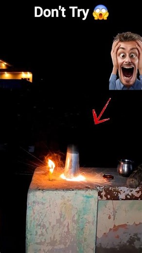 Glass Bomb 🧨 😱 Amazing Cracker experiment 😜 Diwali cracker testing 2025 #shorts