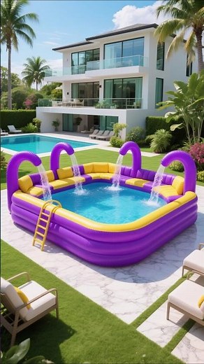 Inflatable Pool Setup You’ve Never Seen Before! 🤯🌊