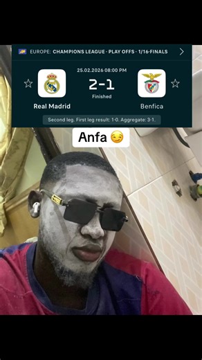 Real Madrid Vs Benfica #fyp #realmadrid #benfica #championsleague #clintongyasimusiq @Britney 🦋 @RICHEST✊ @Easyyy🐐🎉🦾 @COFFIX🦅🎱 @Hash Lock 🔐 @🥷 🅡🅔🅚🅐🅨🥷