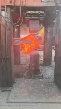 Inside the forging factory Open-Die Forging of Heavy Steel Cylinders #machine #forging #forge