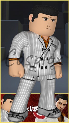 Kiryu Kazuma Roblox Cosplay Ideas