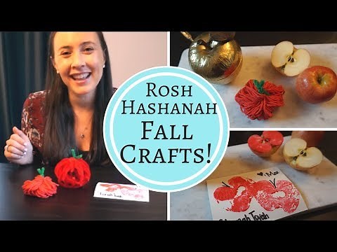 FALL CRAFTS! Rosh Hashanah Craft with Kids Ideas!