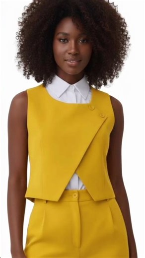 simple asymmetric neck sleeveless jacket pattern making 😍 #lovecelcoutureanddesigns #diy