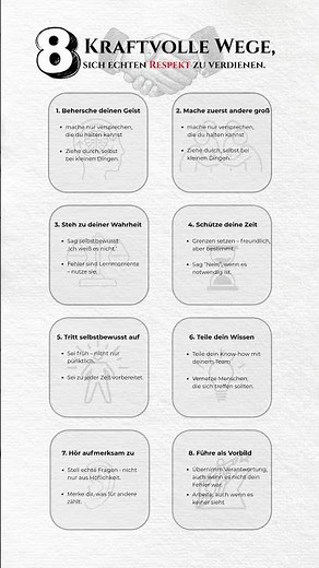 8 Wege, wie dich JEDER sofort respektiert. 🛡️#psychologie #respekt #psychologiefakten