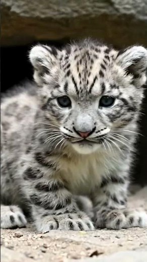 This is the zoo’s first snow leopard birth in 94 years in the UK. #endangeredspecies #animals