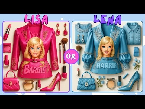 👑 Lisa or Lena: Barbie World ✨ Choose Your Perfect Dresses, Heels, Accessories & Luxury Lifestyle! 💖