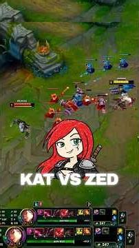 Kat vs Zed: 3 dicas pra vencer essa match(A ultima é a mais importante) #leagueoflegends #katarina