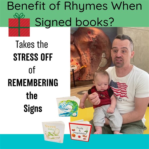 About Love and Language on Instagram: "Simple to Sign Books are great gifts making learning ASL- fun, and stress free. For a limited time books can be bought as a subscription! #literacymatters #learnasl #deafkidsrock"