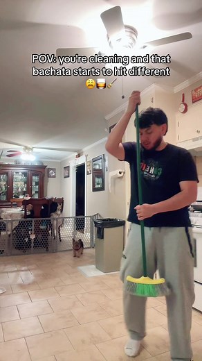 Dancing with My Escoba: Bachata Cleaning Routine