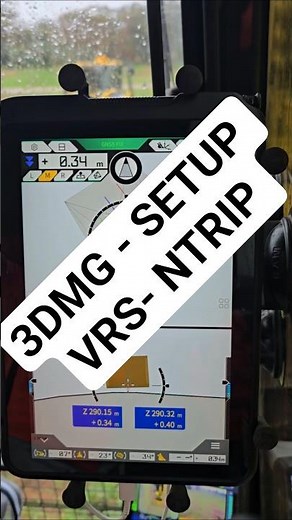 Komatsu 3DMG - VRS Setup Ntrip