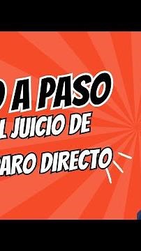 Procedure for direct amparo trial