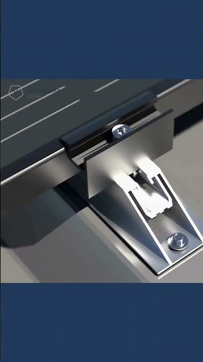 PV-Montage auf Trapezblech? Diese Halterung löst das Problem 🔩⚡#shorts