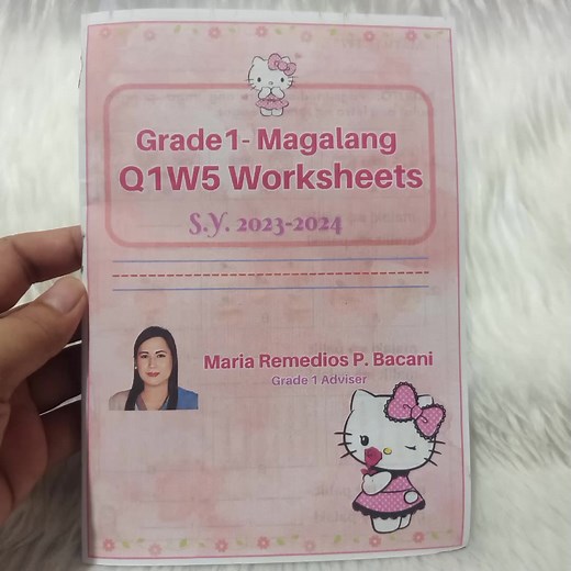 41K views · 277 reactions | Grade 1 Q1 Week 5 Worksheets BOOKLET #FREE #worksheet #grade1 #teachermhejz #grade1teacher #teacherlife #learningisfun #SY20232024 | Free Grade 1 Files -Teacher Mhejz | Facebook